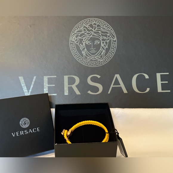 Versace Medusa Braided Bracelet NEW (AUTHENTIC) - Picture 10 of 16